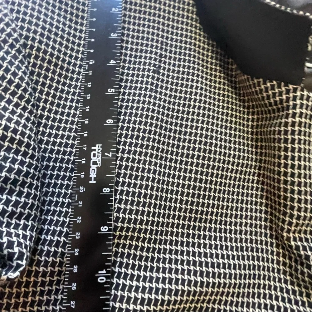Hugo‎ Boss Black and White Houndstooth Blazer Size 44 R